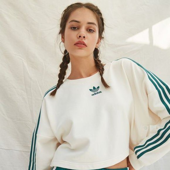 adidas originals adibreak cropped sweater